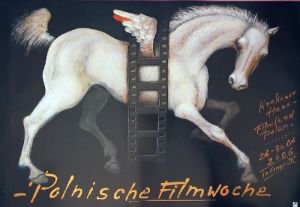 Polnische Plakatkunst Gorowski, Mieczyslaw Polnische Filmwoche