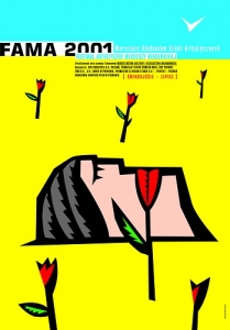 Polish poster art Adamczyk, Miroslaw Fama 2001